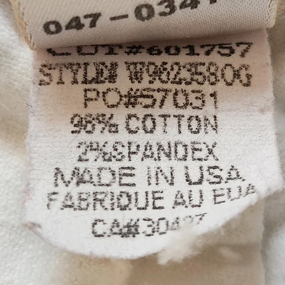 True Religion Jeans Women's 27 White Flare Cotton Stretch Boot Cut Made USA - Picture 6 of 14